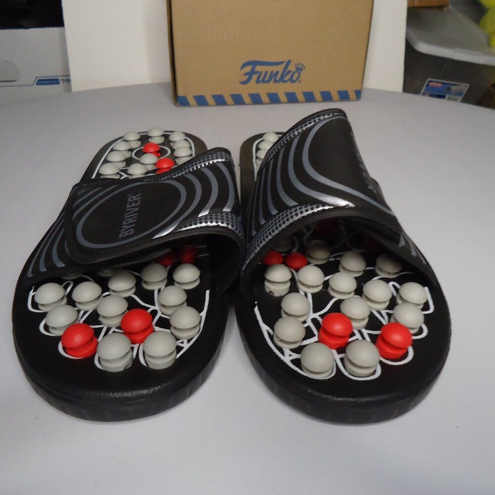 Men And Womens Acupressure Foot Massage Byriver Sandals Reflexology Massager